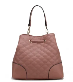 Women's Wendy 2 Pcs Bucket Bag With Wristlet-MKF Collection Fashion