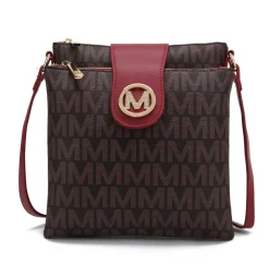 Women's Wrigley Signature Crossbody Bag-MKF Collection Outlet