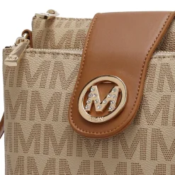 Women's Wrigley Signature Crossbody Bag-MKF Collection Outlet