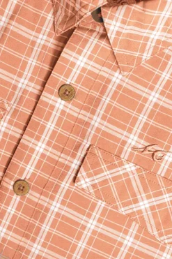 Coastal Plaid Men's Long Sleeve Fishing Shirt-Mojo Sportswear Company Hot