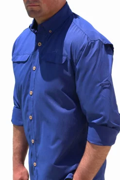 Mr. Big Men's Long Sleeve Fishing Button-Up-Mojo Sportswear Company Outlet