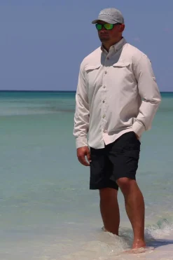 Mr. Big Men's Long Sleeve Fishing Button-Up-Mojo Sportswear Company Outlet