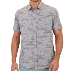 Men's Synthetic 1-Pocket Button Up Shirt-Mountain and Isles Sale