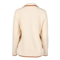 Women's Mini Quilt 1/4 Snap Front Pullover-Mountain and Isles Fashion