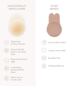 No-Show Extra Lift Reusable Nipple Covers-NOOD Fashion