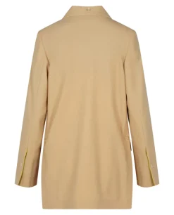 Off-White Active Light Wool Blend Tomboy Jacket-Off White Fashion