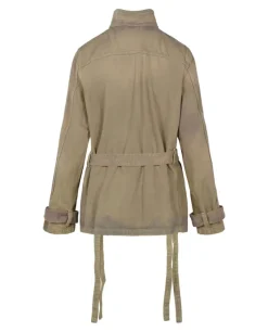 Off-White Dyed Denim Cargo Field Jacket-Off White Hot