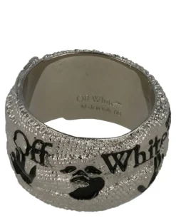 Off-White Swimming Logo Ring-Off White Best