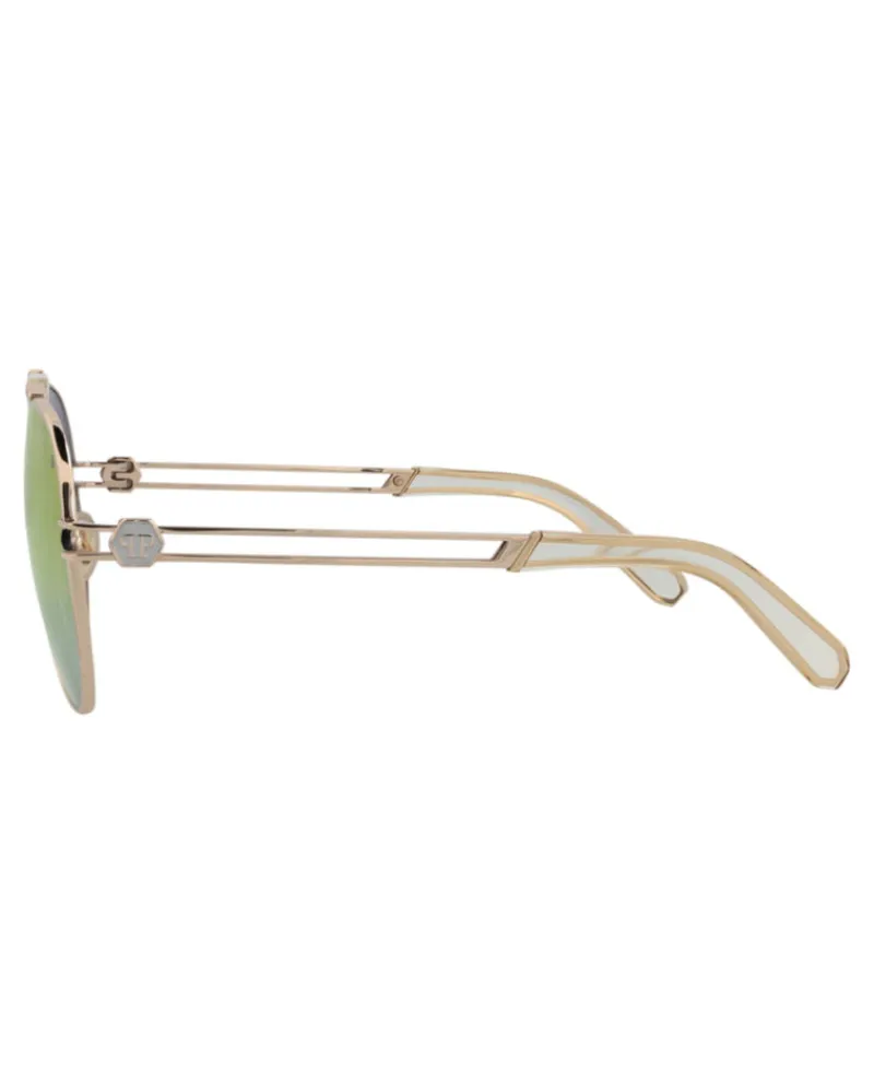 Aviator-Frame Titanium Sunglasses-Philipp Plein New