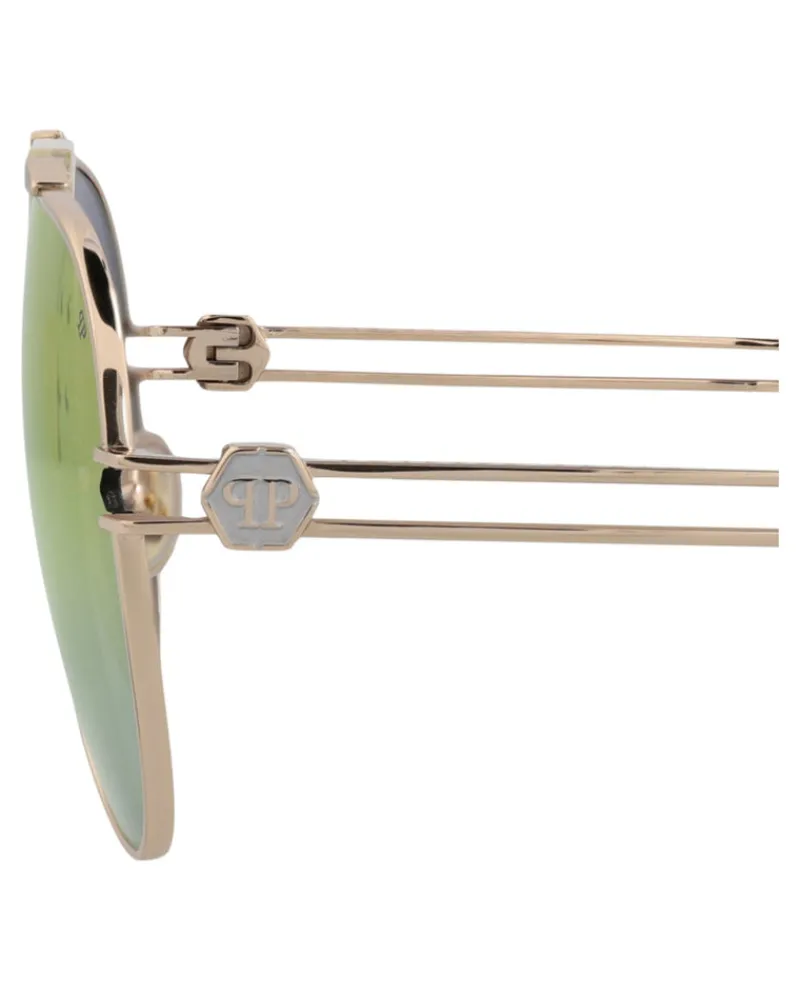 Aviator-Frame Titanium Sunglasses-Philipp Plein New