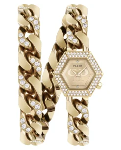 The Hexagon Groumette Crystal Watch-Philipp Plein Fashion