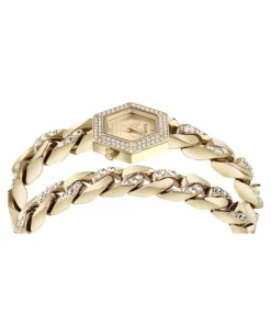 The Hexagon Groumette Crystal Watch-Philipp Plein Fashion