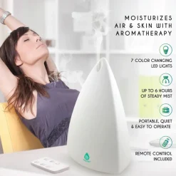 Aromatherapy Diffuser & Essential Oil Set -Ultrasonic Top 3 Oils-Pursonic New
