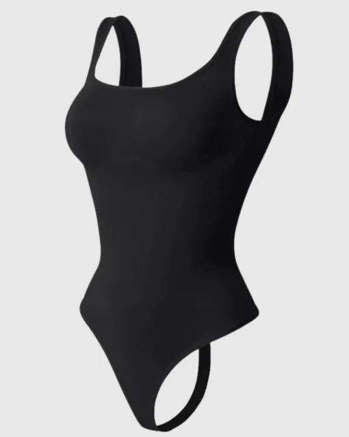Square Neck Snatched Bodysuit-Revenge Body New