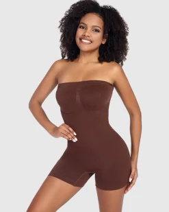 Strapless Smoothing Seamless Bodysuit-Revenge Body Fashion