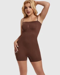 Strapless Smoothing Seamless Bodysuit-Revenge Body Fashion