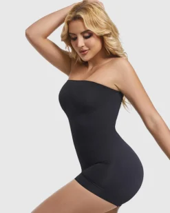 Strapless Snatched Bodysuit-Revenge Body New