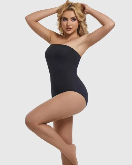Strapless Snatched Bodysuit-Revenge Body New
