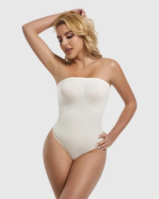 Strapless Snatched Bodysuit-Revenge Body New