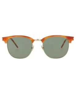 Round-Frame Acetate Sunglasses-Saint Laurent Clearance