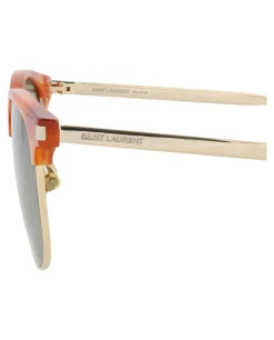 Round-Frame Acetate Sunglasses-Saint Laurent Clearance