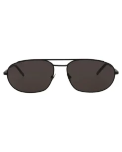 Round-Frame Metal Sunglasses-Saint Laurent New