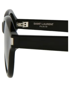 Round-Frame Acetate Sunglasses-Saint Laurent Clearance
