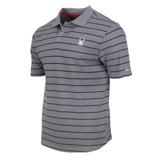 Men's Classic Stripe Logo Polo-Spyder Sale