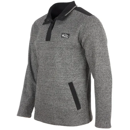 Men's Half Snap Pullover-Spyder Hot
