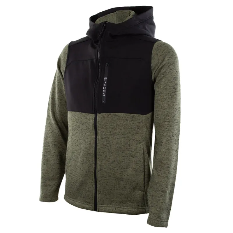 Men's Sweater Fleece Full Zip Jacket-Spyder Best