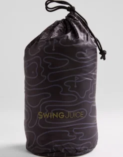 Swing Juice Golf Rhythmic Lines Men's Packable Puffer Vest-SwingJuice Best
