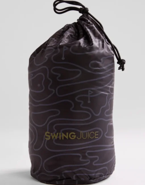 Swing Juice Golf Rhythmic Lines Men's Packable Puffer Vest-SwingJuice Best
