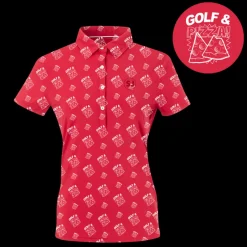 Golf & Pizza Women's Polo-SwingJuice Sale