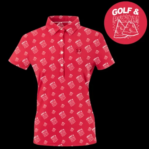 Golf & Pizza Women's Polo-SwingJuice Sale