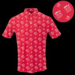 Golf & Pizza Men's Polo-SwingJuice Best