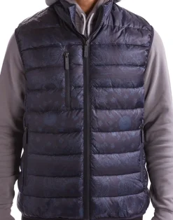 Golf Bandana Men's Packable Puffer Vest-SwingJuice Fashion