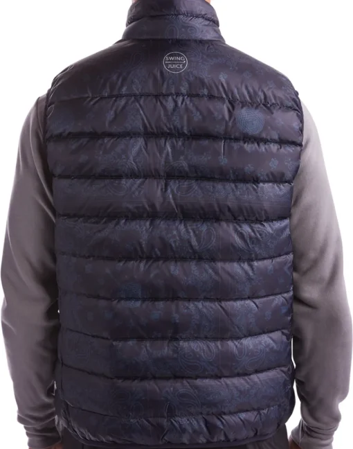 Golf Bandana Men's Packable Puffer Vest-SwingJuice Fashion