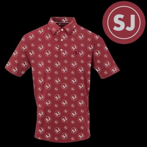 Golf Circle SJ Men's Polo-SwingJuice Online