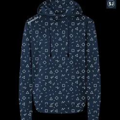 Golf Memphis Geometric Men's Performance Hoodie-SwingJuice New