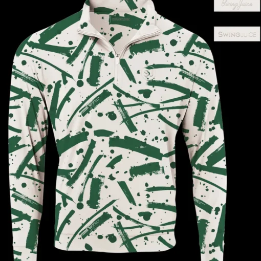 Golf Pollock Men's Quarter Zip-SwingJuice Outlet