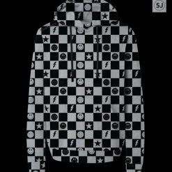 Golf Smile Face Men's Performance Hoodie-SwingJuice Discount