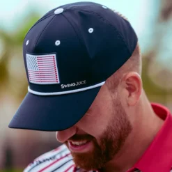 Men's Golf Flag Polo & Rope Hat Bundle-SwingJuice New