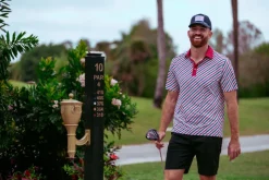 Men's Golf Flag Polo & Rope Hat Bundle-SwingJuice New