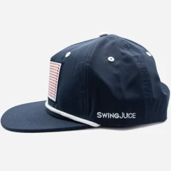 Men's Golf Flag Polo & Rope Hat Bundle-SwingJuice New