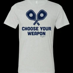 Pickleball Choose Your Weapon Unisex T-Shirt-SwingJuice Clearance