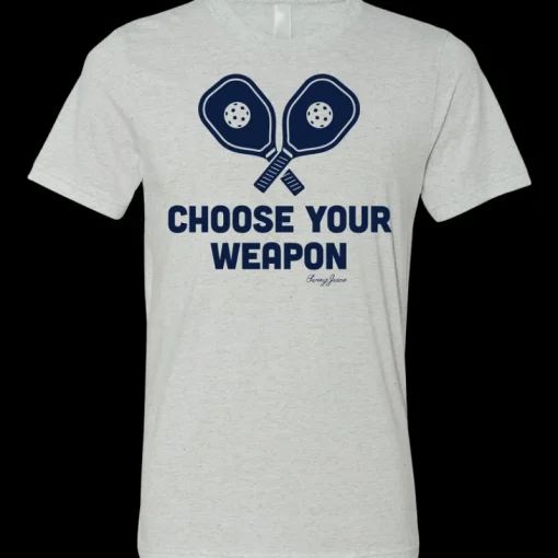 Pickleball Choose Your Weapon Unisex T-Shirt-SwingJuice Clearance