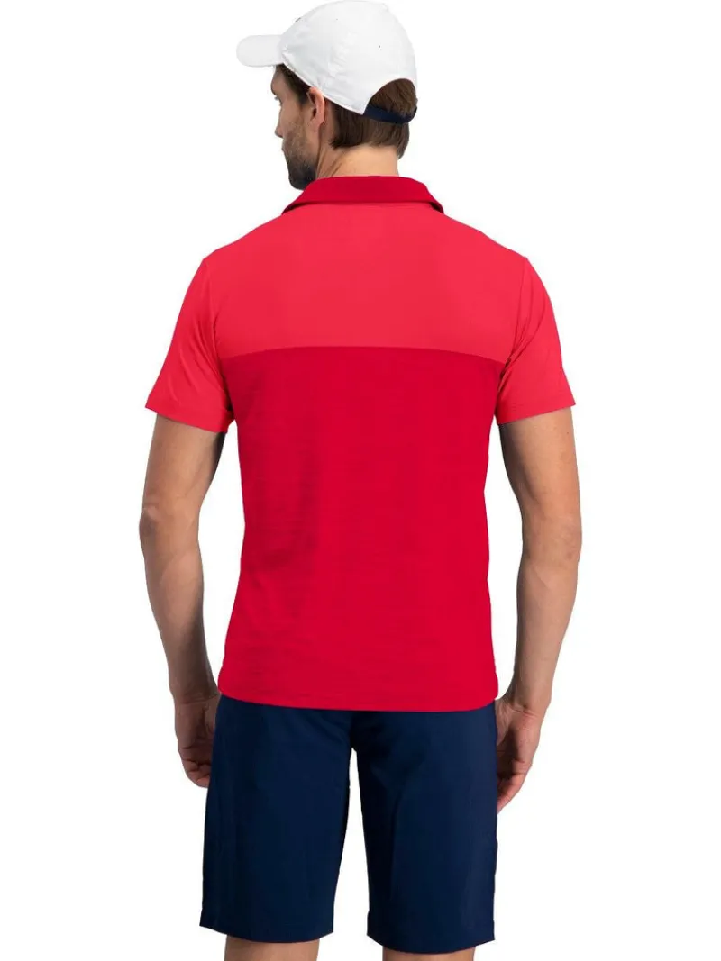 Men's Heathered Two-Tone Golf Polo-Three Sixty Six New