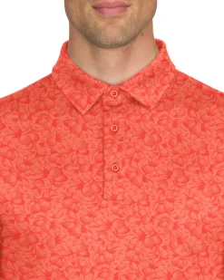 Men’s Print Golf Polos-Three Sixty Six Sale
