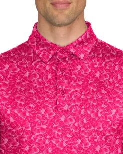 Men’s Print Golf Polos-Three Sixty Six Sale