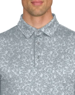 Men’s Print Golf Polos-Three Sixty Six Sale